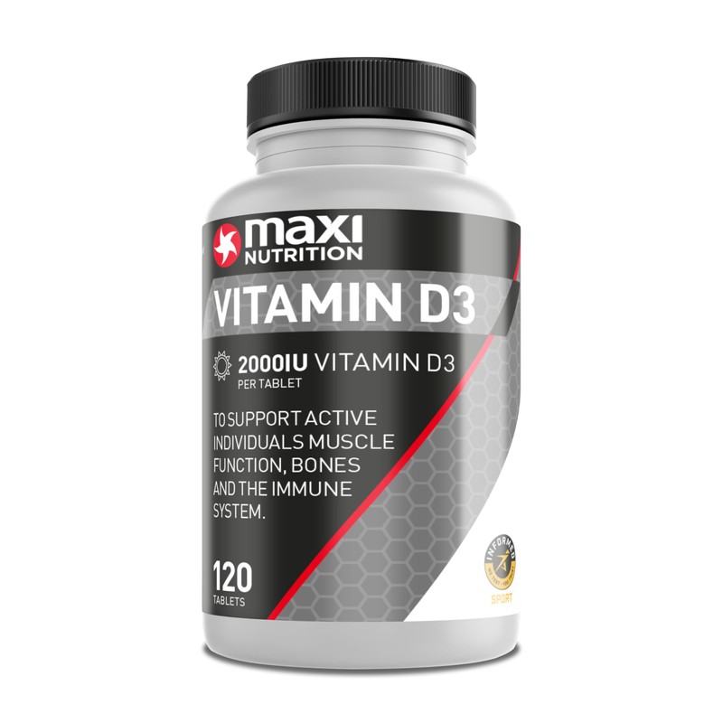 Maxi Nutrition Vitamin D3 2000IU 120 Capsules Capsules 120'S