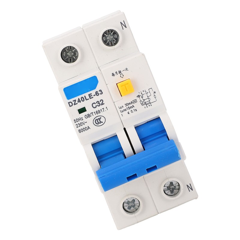 Miniature Circuit Breaker 1P Plus N Rail Mounting Double Handle