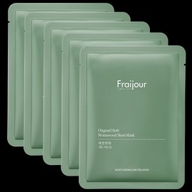 Preju 프레쥬 오리지날허브 자연약쑥 시트마스크 마스크팩 1일1팩 (23ml*5매) (1/2세트 택1) Preju Original Herb Natural Mugwort Sheet Mask Sheet Pack 1 Pack per Day (23ml*5 Sheets) (Choose 1 of 1/2 Set)