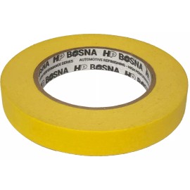 Bosna Automotive Refinish Masking Tape, 3/4 Inch 12 Rolls, Yellow