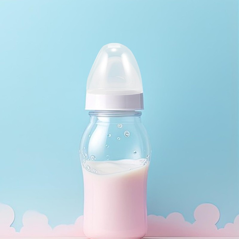 Kichvoe 3pcs Transparent Bottle Caps Replacement Feeding Bottle Lids Leak