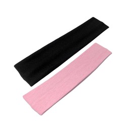 WESTEND CHOICE 5cm Wide Headbands 2 Pack Plain Stretchy Kylie Head Band Bandeau Unisex Headbands for Women & men Soft Hair Band Gym Exercise Yoga Headband (Mixed set 3)