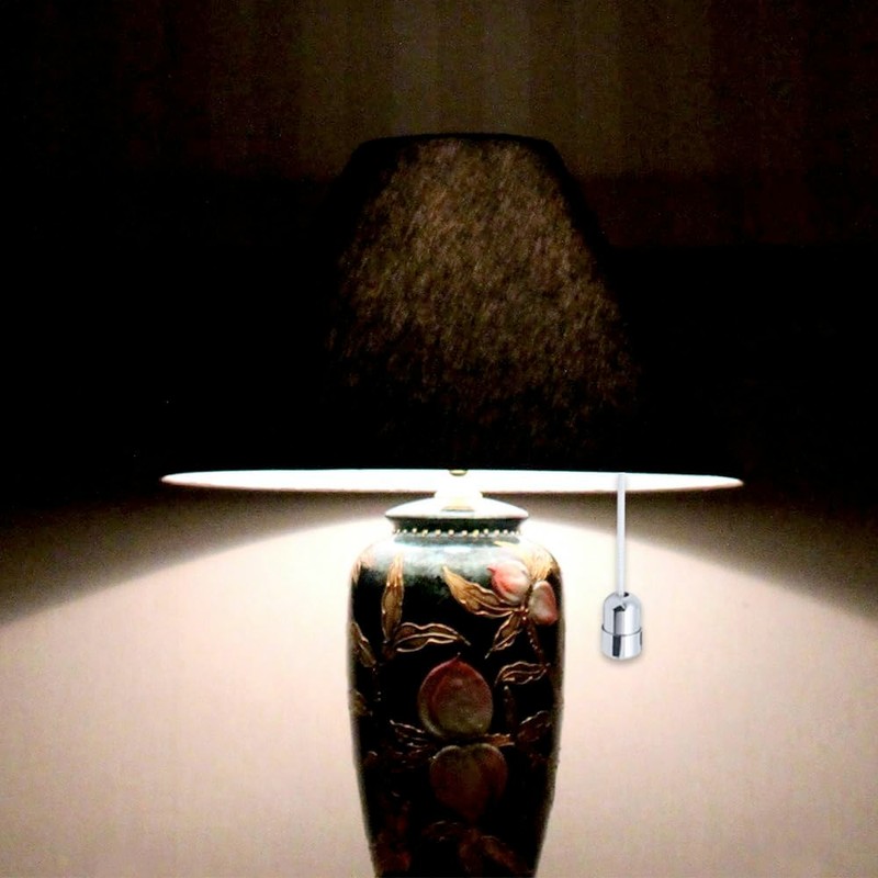 LNJBABAO 4 Pack Pull Cord Joiner Metal Chrome Pull Cord