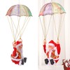 Parachute Christmas Ornaments Lovely Shape Safe Eco Friendly Fleece PC