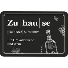 Tassenbrennerei Doormat with German Text "Zuhause - Ein Ort voller Liebe (Ein Ort voller Liebe [German Language