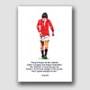 Manchester United - Man UTD - George Best Quote Framed