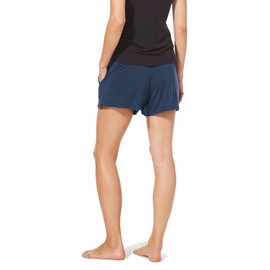 Tommy John Women's Second Skin Sleep Shorts, Comfortable Soft Pajama,Lounge shorts Bottoms Casual beach outfits for women with Pockets Women's Sleepwear Sweat Shorts (Dress Blues, Large)