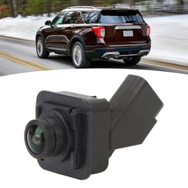 Replace The Front Grille with a Parking Assist Camera - Model GB5T 19H222 - Front View Camera - Replacement for Ford Explorer 2.3L, 3.5L 2016-2019 - Enhance Safety and