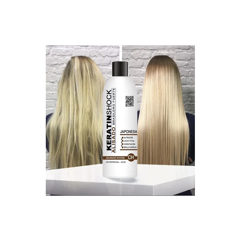Keratinshock Alaciante Japonés +shampoo Kit 500ml