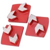 3Pcs Diamond Grinding Shoes Dovetail Concrete Aggreesive Cutting 2 Arrow
