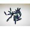 20x Mini 2.5 Volt .435 Watt Blue Christmas Glass Incandescent