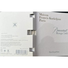 Maison Francis Kurkdjian Baccarat Rouge 540 EAU DE PARFUM Factory Sample 2 ML