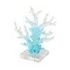 Deco 79 Glass Coral Decorative Sculpture Ombre Home Decor Statue