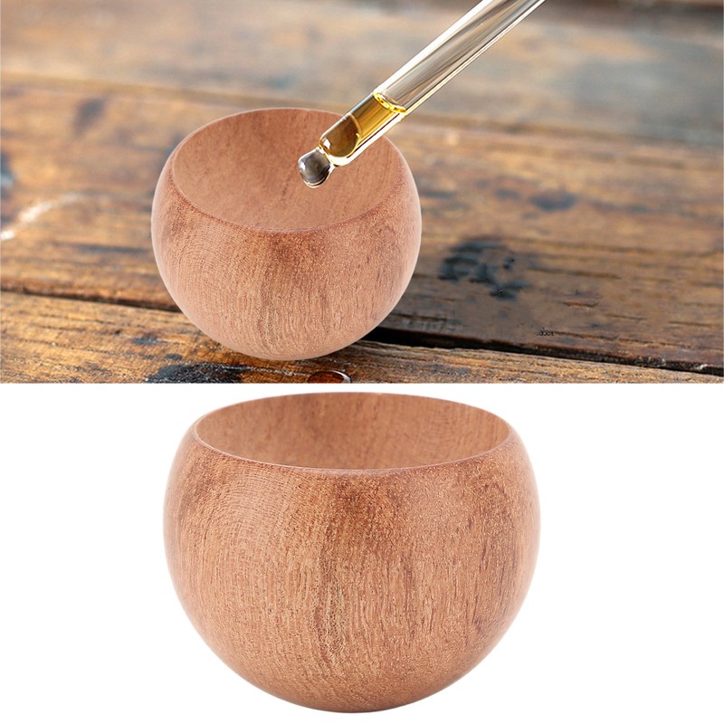 Essential Oil Wood Diffuser Small Ornament Round Aromatherapy Wooden Diffuser