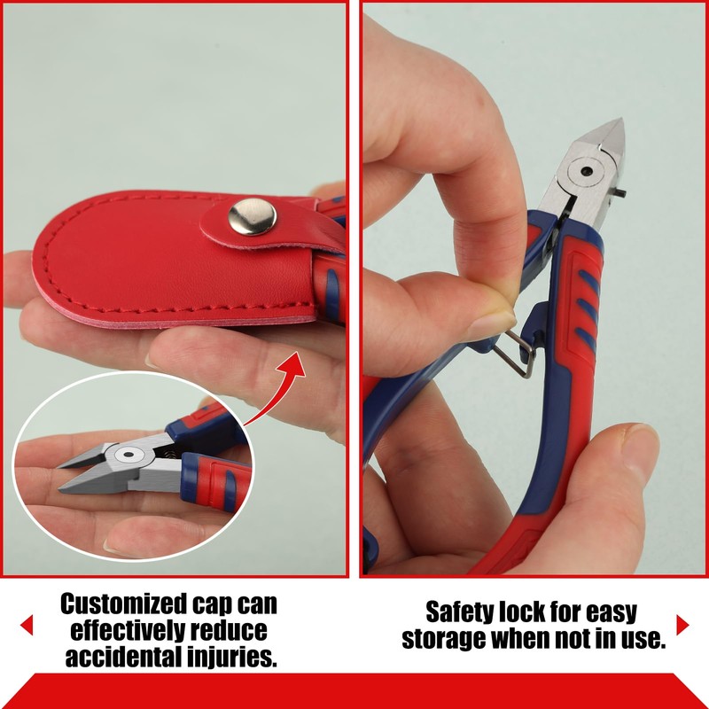 GOLD DEER Side Cutting Pliers Ultra Sharp Electronics Pliers Model