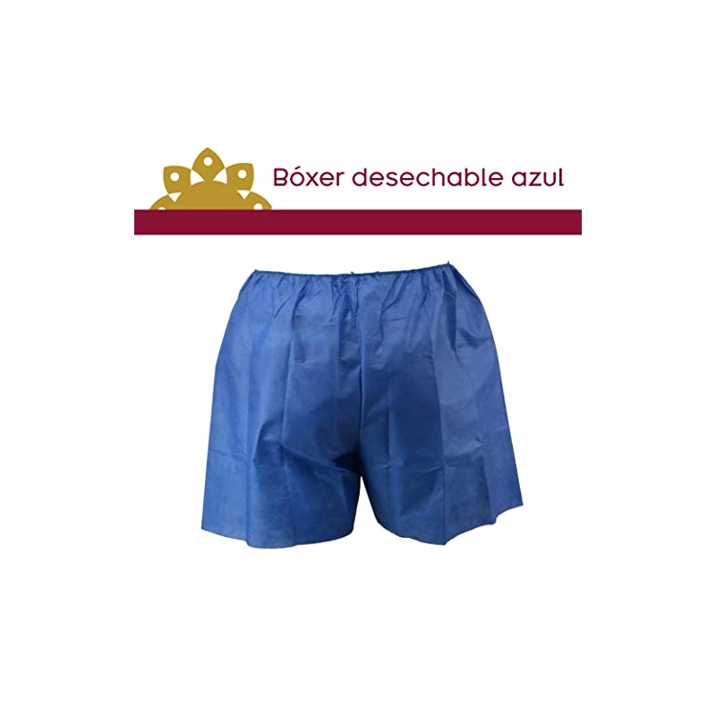 Tendencia Spa - Bóxer Desechable 20 Piezas (Azul)