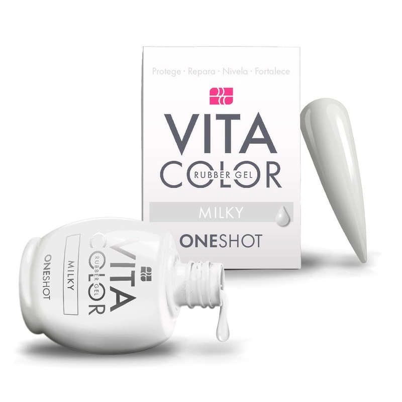 ONE SHOT - VITA COLOR Rubber Gel, Adicionado con Calcio,