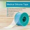4Rolls LotFancy Medical Soft Silicone Tape 1inch x 5.5Yards, Adhesive
