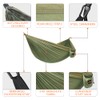 AnorTrek Camping Hammock, Super Lightweight Portable Parachute Hammock with Two