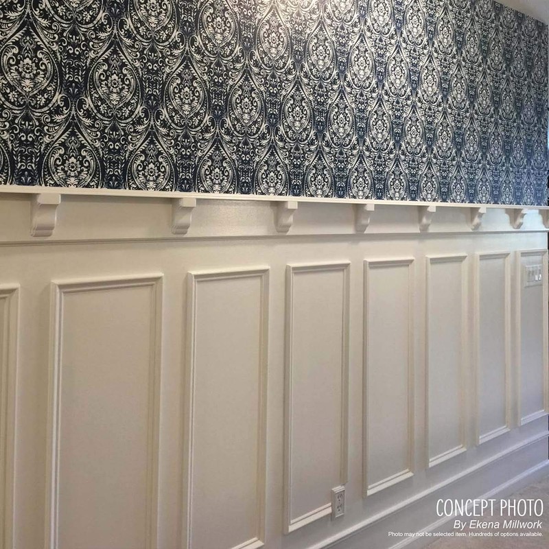 Ekena Millwork PNL12X24AS-01 12"W x 24"H x 1/2"P Ashford Molded