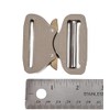 AustriAlpin Cobra Buckle 7075 Aluminum Quick Release Adjustable Elephant Grey
