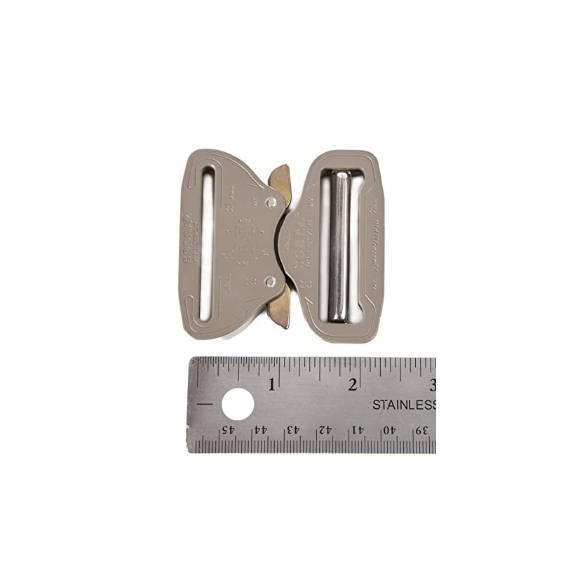 AustriAlpin Cobra Buckle 7075 Aluminum Quick Release Adjustable Elephant Grey