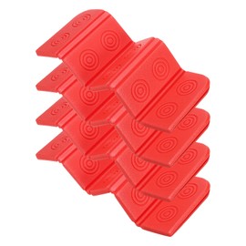 YELARXI Folding Foam Mat, 14 x 10" Mini Portable Lightweight Mini Waterproof Folding Mat Fit for Backpacking Hiking Camping Kneeling Outdoor Activities Recreation - (4Pack, Red)