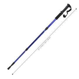 Hiking Poles Trekking Poles, Aluminum Alloy + Tungsten Steel + Rubber + Nylon Hiking Walking Stick, Portable Walking Pole Telescopic Adjustable for Outdoor Climbing Women Men Old