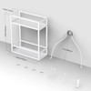Meangood Shower Caddy 10.4" x 4.5" x 22.04" Hanging Shower
