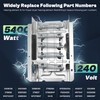 Heating Element fit for Roper Whirlpool Dryer RED4516FW0-279838 W10724237 2406028