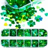 Mygitter Nail Art Green Glitter Sequin 3D St. Patrick's Nail