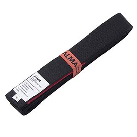 ALMA ALO-A3-BK Jiu Jitsu Belt, Black, A3