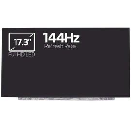 17.3 Inch LED FHD Screen Compatible with Dell Alienware M17 R2, Alienware M17 R3, DP/N 08TV4Y Laptop 144Hz Matte Display Panel with 40 Pins Connector