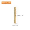 sourcing map 12Pcs Invisible Brass Barrel Hinge, 30x4mm Concealed Hinges,