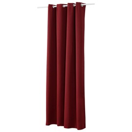 WOLTU Blackout Curtains with Eyelets Thermal Curtain Opaque Against Cold and Heat Eyelet Curtain 250 g/m² Thick Curtains Blackout Curtains Living Room Bedroom 135 x 245 cm Bordeaux (Pack of 1)
