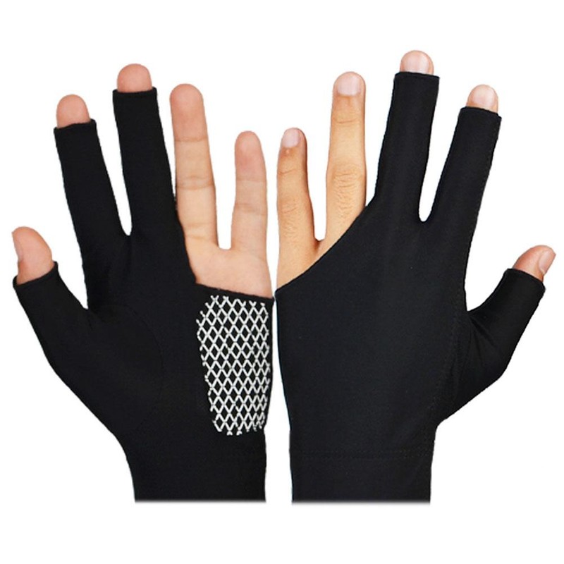 Billiards Gloves Three Finger Gloves Anti Skid Glove Snooker Billiard