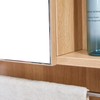 Benicabaly Optimize Space with Wall-Mounted Bathroom Mirror Cabinet, 2-in-1 Storage