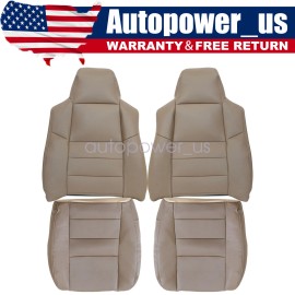 Ford 2003 2004 2005 2006 2007 For Ford F250 Lariat Replacement Front Seat Covers Tan