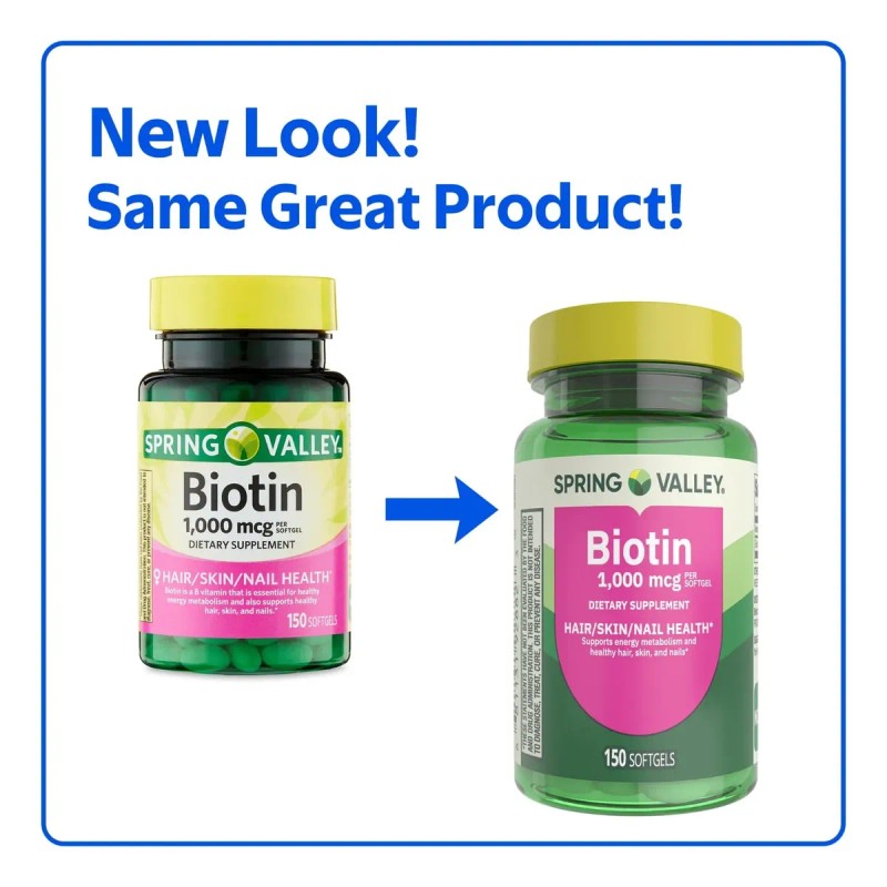 Biotin 150 Hair Skin Nails Control Caida Cuidado Cabello