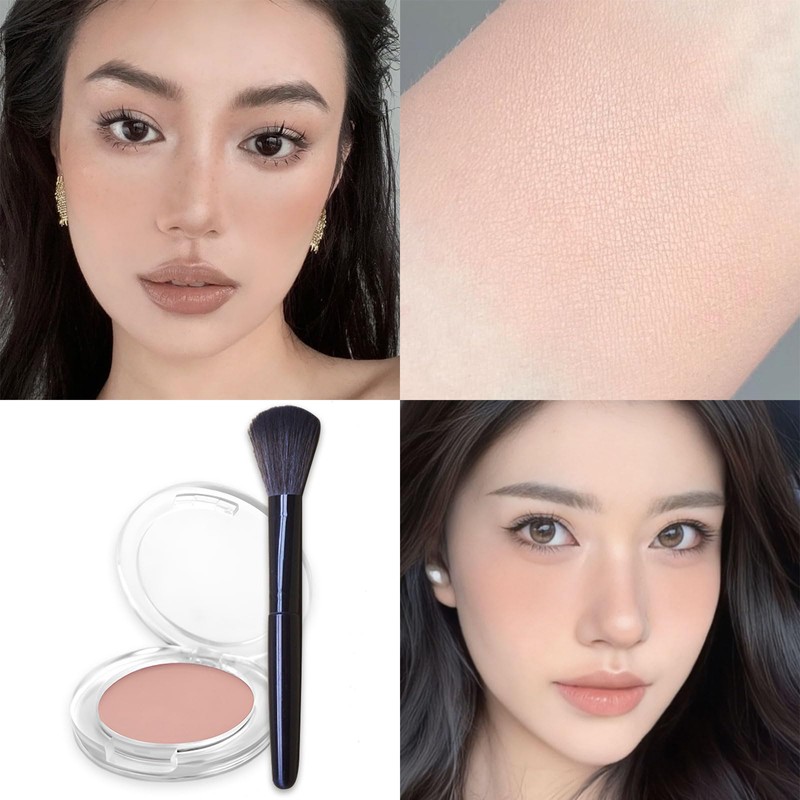 Blushers for Cheeks Make up Blusher, Pink Powder Blushes Korean