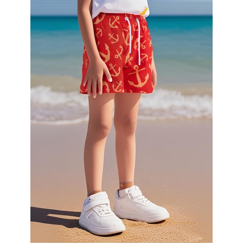 NATUST Boys' Printed Swimming Shorts with Mesh Lining Beach Shorts,