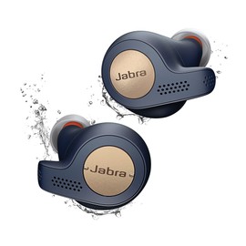 Jabra Elite Active 65t Alexa Enabled True Auriculares Deportivos inalámbricos con Funda de Carga, Color Azul Cobre (reacondicionado)