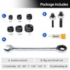 IBOSAD Manual Knockout Hole Punch Driver Kit 1/2 to 2
