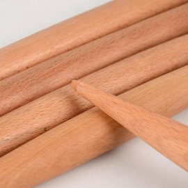 Cabilock French Rolling Pin Wooden Rolling Pin for Baking Pasta Cookie Dough Pastry Bakery Pizza Fondant Chapati French Rolling Pin Dumpling Doaugh
