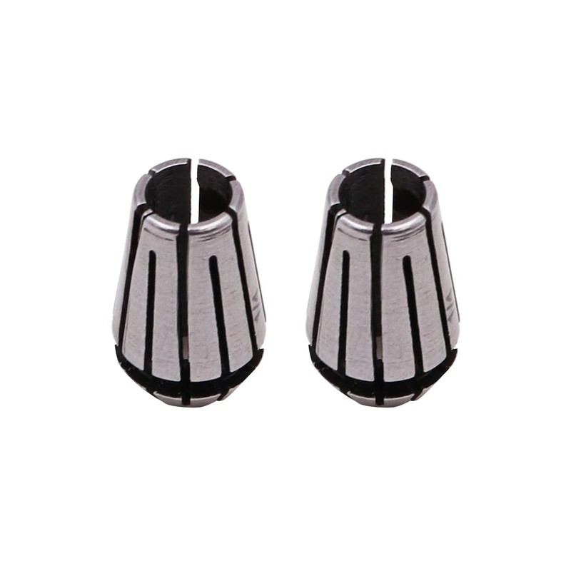WANGCL 2PCS 1/4inch Spring Collet Set ER11 Collet Set for