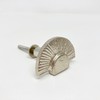 Art Deco Half Fan Knob Iron Knob, Kitchen Knob, Vintage