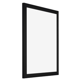yd. Your Decoration Tucson Picture Frame 28 x 35 cm Brushed Black Aluminium Picture Frame with Acrylic Glass Anti-Reflective 28 x 35 cm Frame