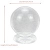 Savagrow 20pcs Mini Cabinet Round Knobs Acrylic Clear Ball Shape