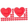 BESPORTBLE 60sheets Heart-shaped Breathable Patches for Boys and Girls and