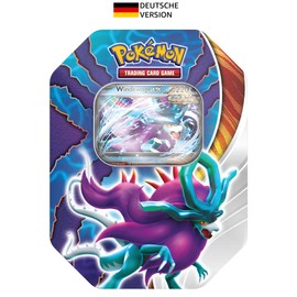 Pokémon-Sammelkartenspiel: Tin-Box Paradoxclash: Windewoge-ex (1 holografische Promokarte & 4 Boosterpacks)